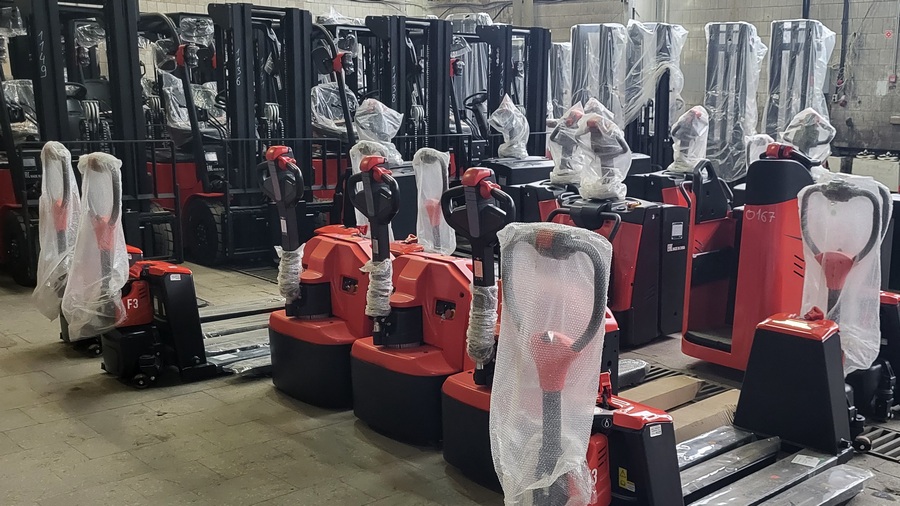 Тест-драйв складской техники на нашем складе в Черкесске