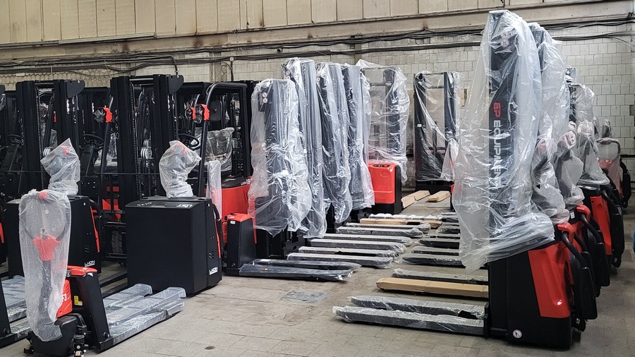 Тест-драйв складской техники на нашем складе в Черкесске