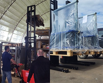 Тест-драйв складской техники на нашем складе в Черкесске