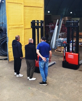 Тест-драйв складской техники на нашем складе в Черкесске